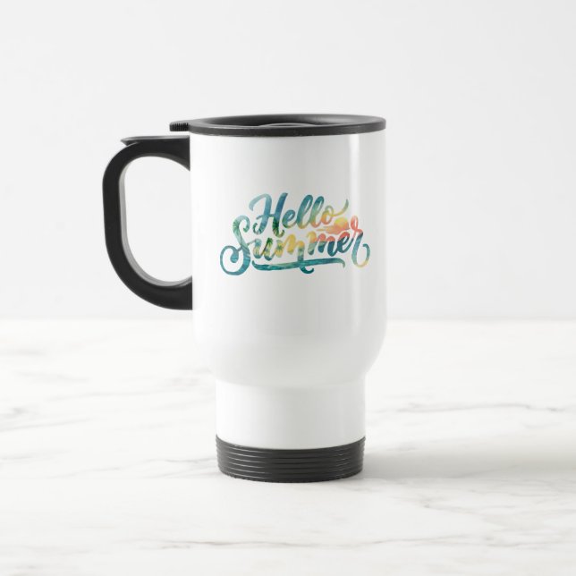 Mug De Voyage Bonjour l'été (Gauche)
