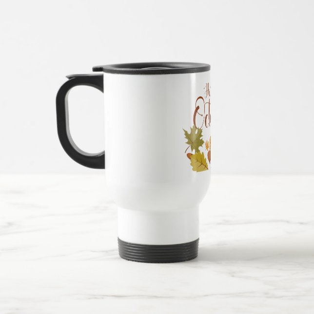 Mug De Voyage bonjour octobre (Gauche)