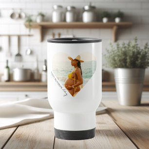 Mug De Voyage "Bonne fête des mères Photo du coeur