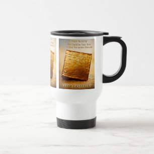 Mug De Voyage Bonne Pâque ! Golden Matzah
