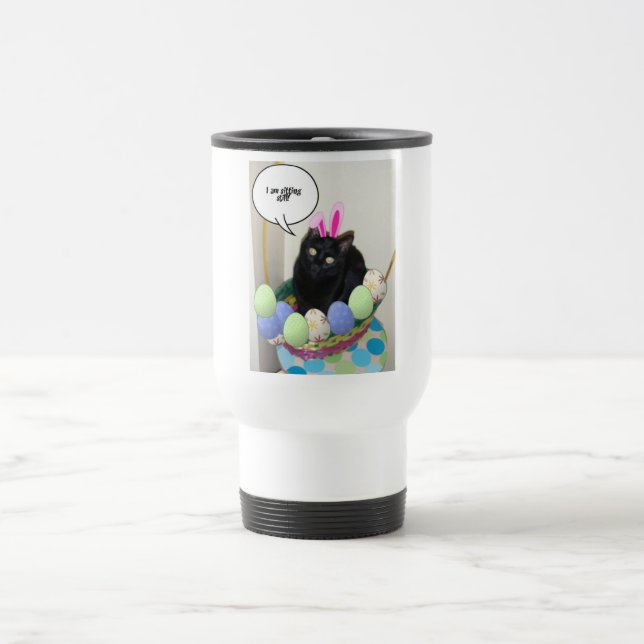 Mug De Voyage Bonne Pâques Kitty (Centre)