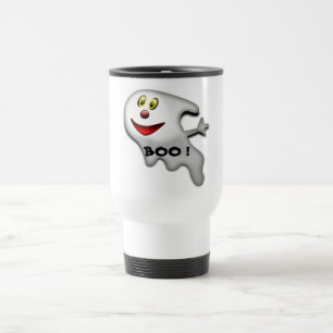 MUG DE VOYAGE BOO ! JOYEUX HALLOWEEN FANTÔME