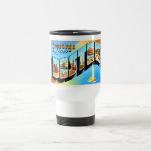 Mug De Voyage Boston Massachusetts MA Vintage voyage Souvenir