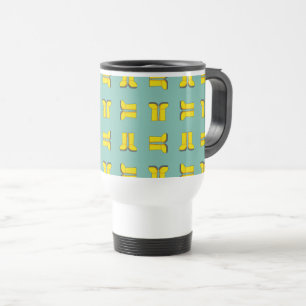 Mug De Voyage Bottes de pluie jaunes en caoutchouc