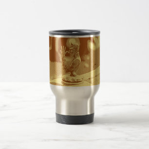 Mug De Voyage Boue de voyage en aluminium pour ornement vintage