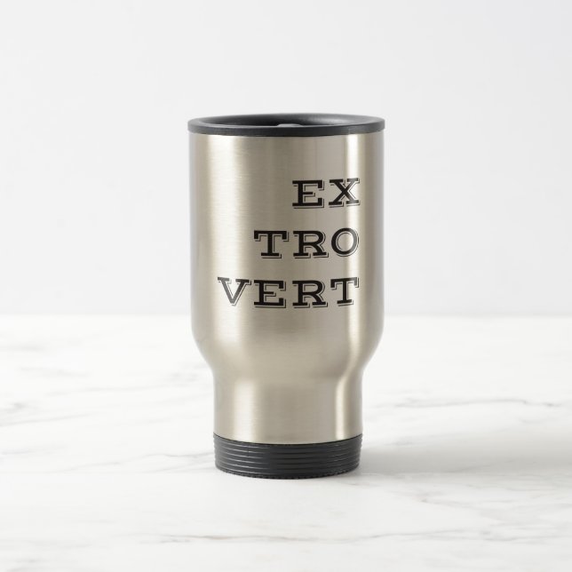 Mug De Voyage Boue de voyage Extrovert (Centre)