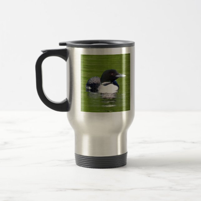 Mug De Voyage Boue de voyage Sunset Lake Loon (Gauche)