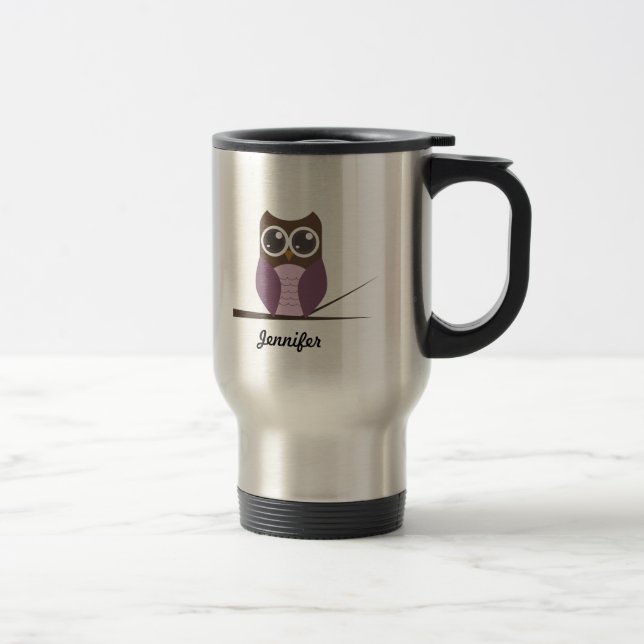 Mug De Voyage Boue sucrée personnalisée (Droit)