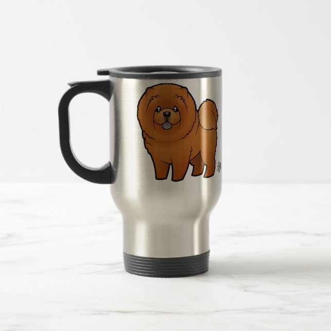 Mug De Voyage Bouffe de bouffe de bande dessinée (Gauche)