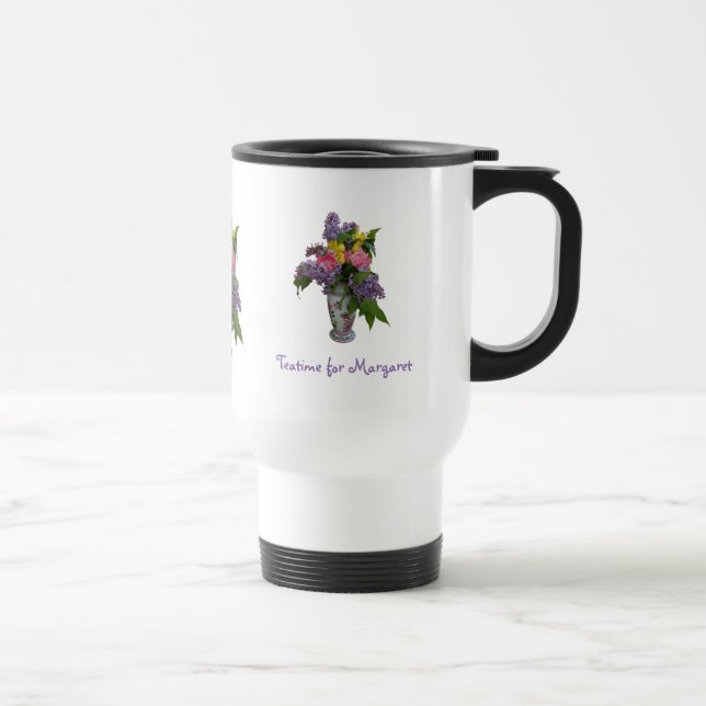 Mug De Voyage Boug de thé à Customiser ou à personnaliser (Droite)