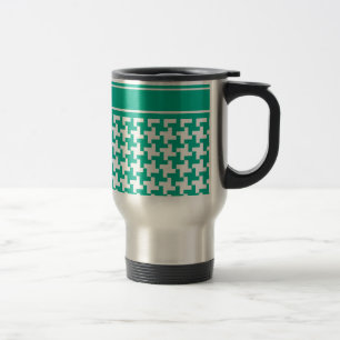 Mug De Voyage Boug de voyage élégant, écossais Emerald Green Dog