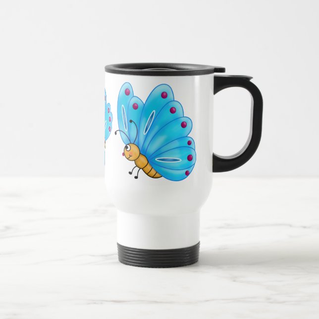 Mug De Voyage Boug de voyage papillon par SRF (Droite)