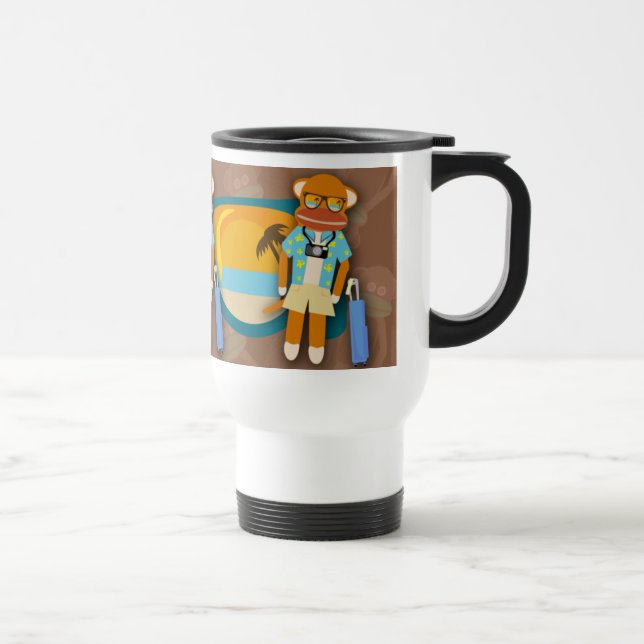 Mug De Voyage Boug Deluxe de singe de Choc Voyageur (Droite)