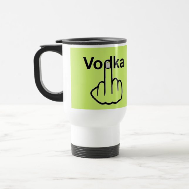 Mug De Voyage Boug Oiseau Flippant Vodka Flip (Gauche)