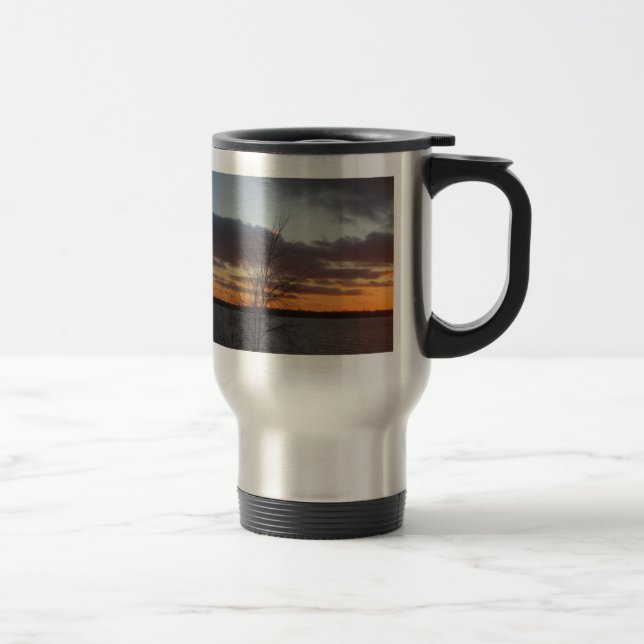 Mug De Voyage Boule de voyage du lac Sunset (Droit)