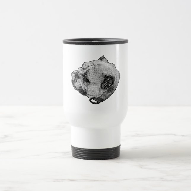 Mug De Voyage Bouledogue Chaud à Porter (Centre)