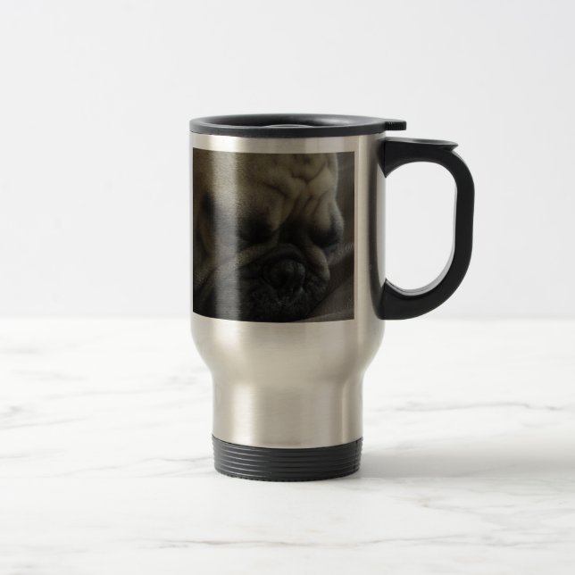 Mug De Voyage Bouledogue français (Droit)