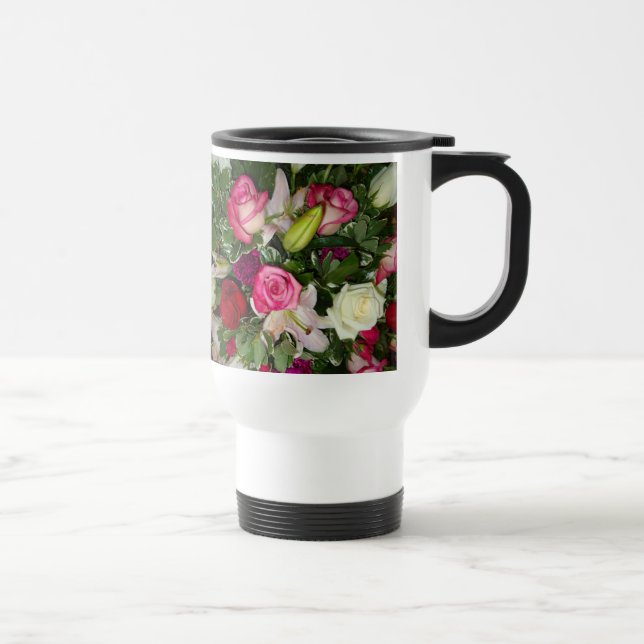 Mug De Voyage Bouquet de Fleurs (Droite)
