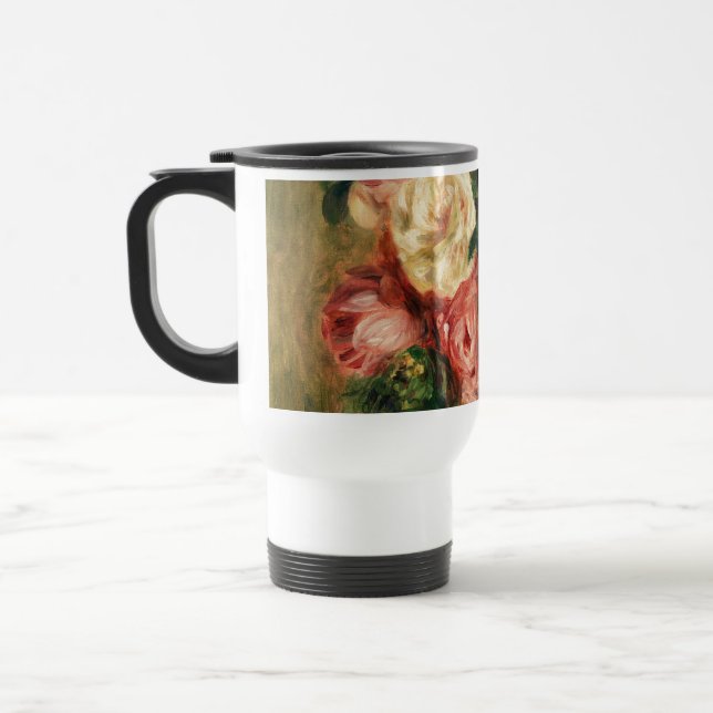 Mug De Voyage Bouquet de Roses de Renoir Impressionniste Peintur (Gauche)