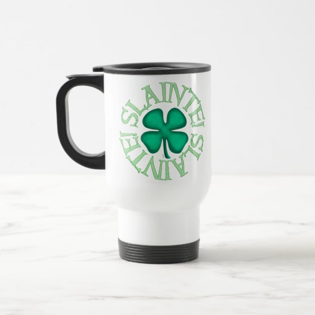 Mug De Voyage Bouteille blanche de voyage de Slainte (Gauche)