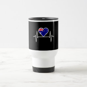 Mug De Voyage Bouton du drapeau australien