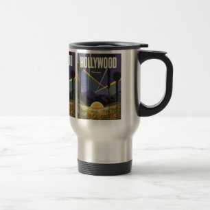 Mug De Voyage Boutons Vintage voyage Hollywood USA