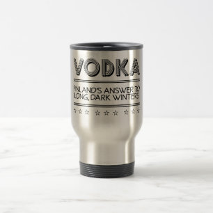 Mug De Voyage Boutons VODKA personnalisés