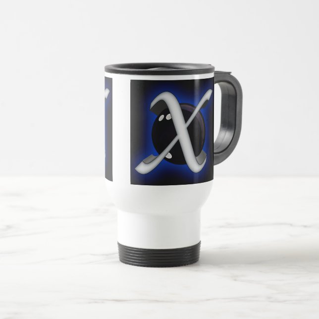 Mug De Voyage Bowling Design Xmachine (Devant droit)