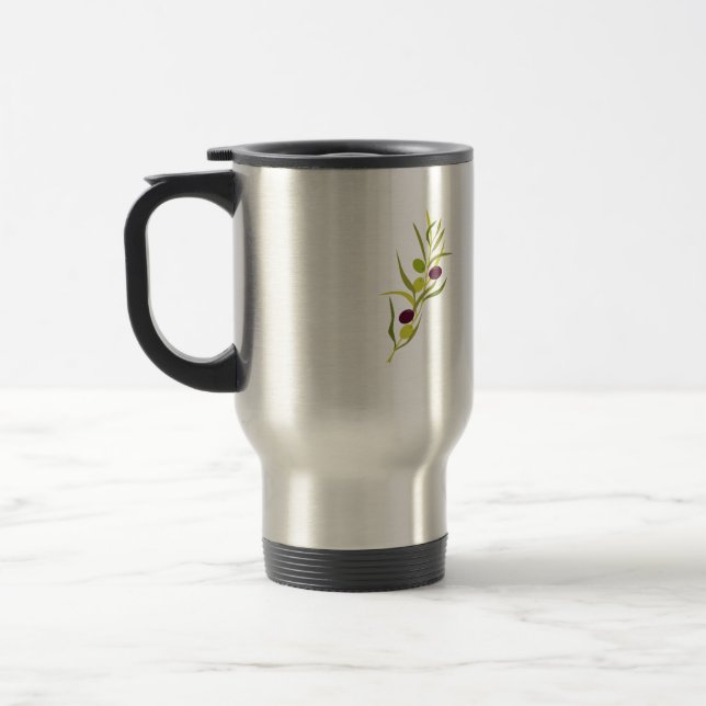 Mug De Voyage Branche Olive (Gauche)