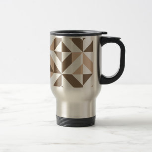 Mug De Voyage Brevet de Brown Beige