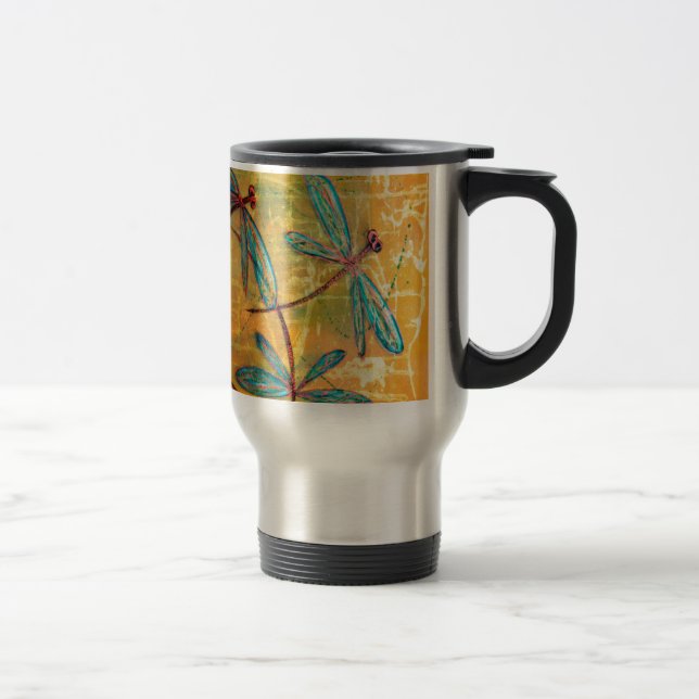 Mug De Voyage Brouillard de libellule (Droit)