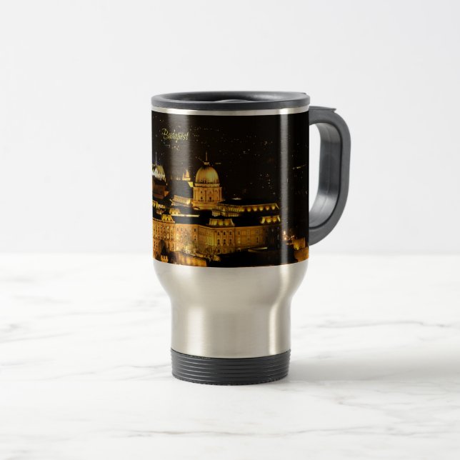 Mug De Voyage Budapest la nuit (Devant droit)