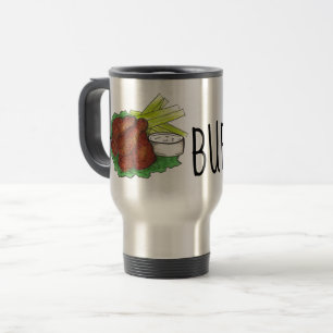 Mug De Voyage BUFFALO New York épicé poulets ailes de poulet Foo