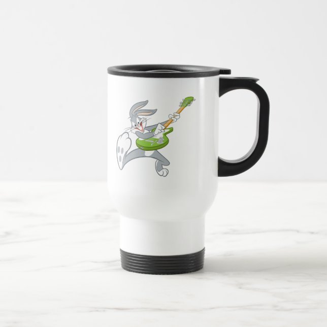 Mug De Voyage BUGS BUNNY™ Rocking sur guitare (Droite)