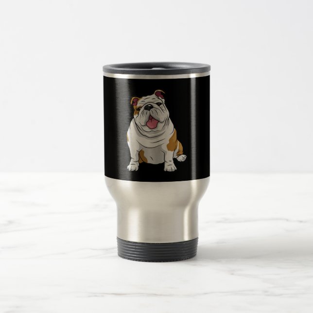 Mug De Voyage Bulldogs anglais Awesome Funny Bulldog Pups Chiens (Centre)