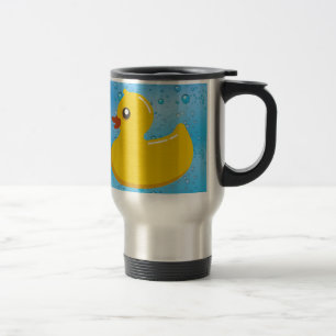 Mug De Voyage Bulles mignonnes/bleues en caoutchouc mignonnes