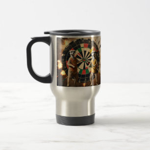 Mug De Voyage Bullseye Burrow : Meerkat Dart League,