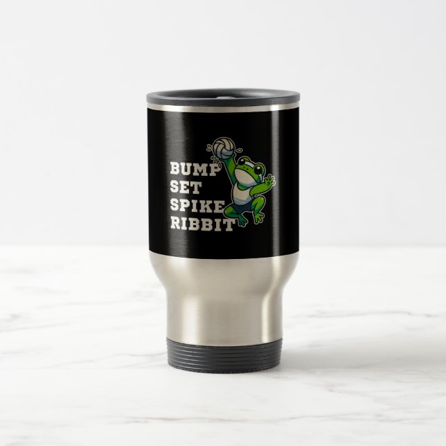 Mug De Voyage Bump, Set, Spike, Ribbit (Centre)