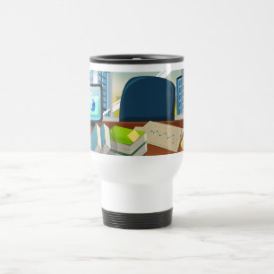 Mug De Voyage Bureau des banques d'entreprise