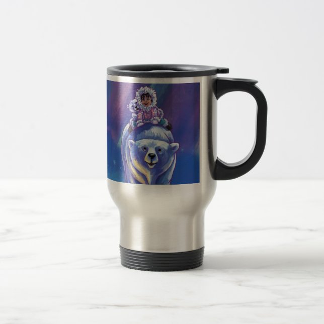 Mug De Voyage Bus à ours polaire (Droit)
