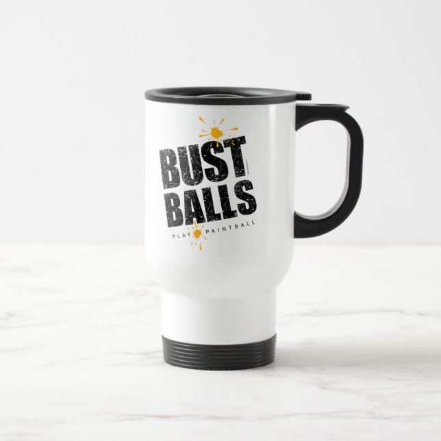 Mug De Voyage Bust Bust Balls de Painball (Droite)