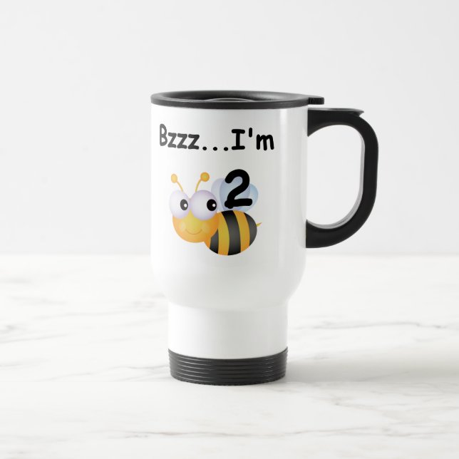 Mug De Voyage Buzz Bumblebee 2e Anniversaire T-shirts et cadeaux (Droite)