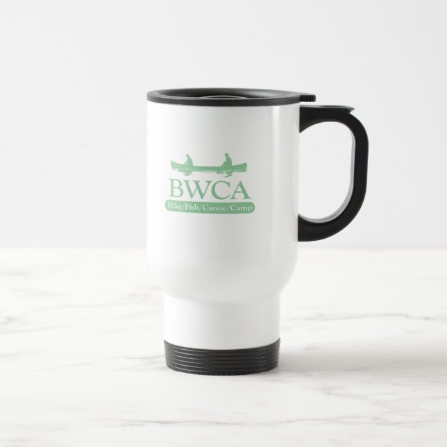 Mug De Voyage BWCA / Randonnée en canoë de poisson (Droite)