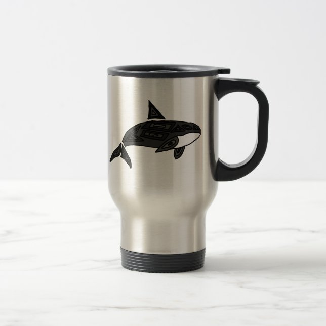 Mug De Voyage C.A. épaulard artistique (Droit)
