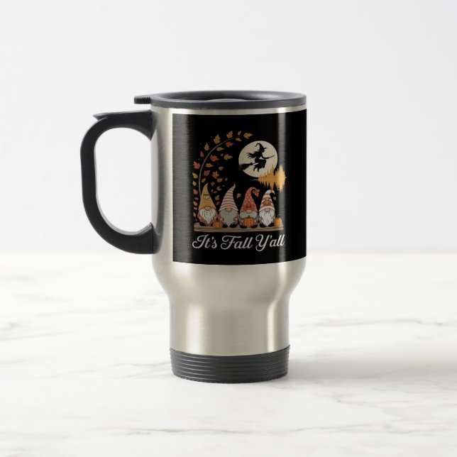 Mug De Voyage C’est automne Y’all Gnomes automne automne (Gauche)