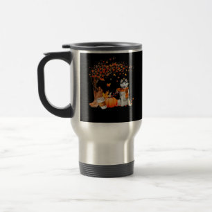 Mug De Voyage C’est l’automne Y’all Dog Thanksgiving Halloween A