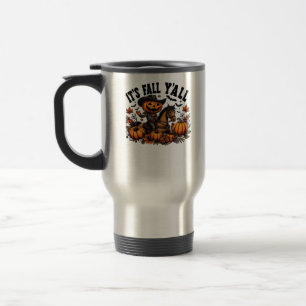 Mug De Voyage C’est l’Halloween de l’automne Y’all rétro