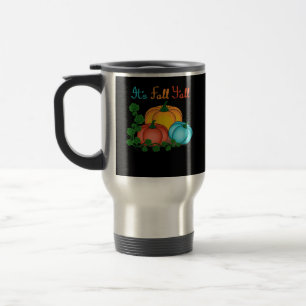 Mug De Voyage C’est la Chute Y’all Citrouille Retro Graphisme