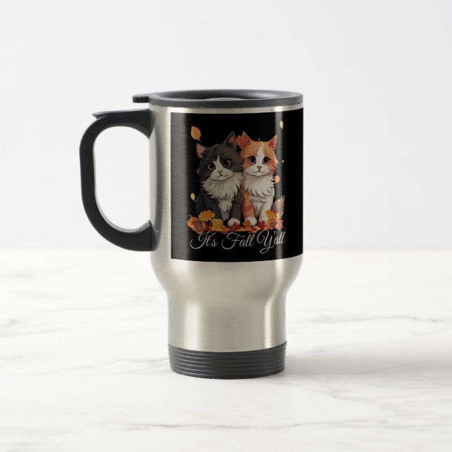 Mug De Voyage C’est le chatons chatons chatons de l’automne Y’al (Gauche)