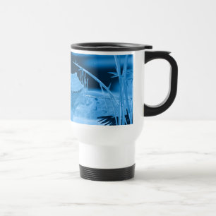 Mug De Voyage Cabane de plage sur une plage au clair de lune